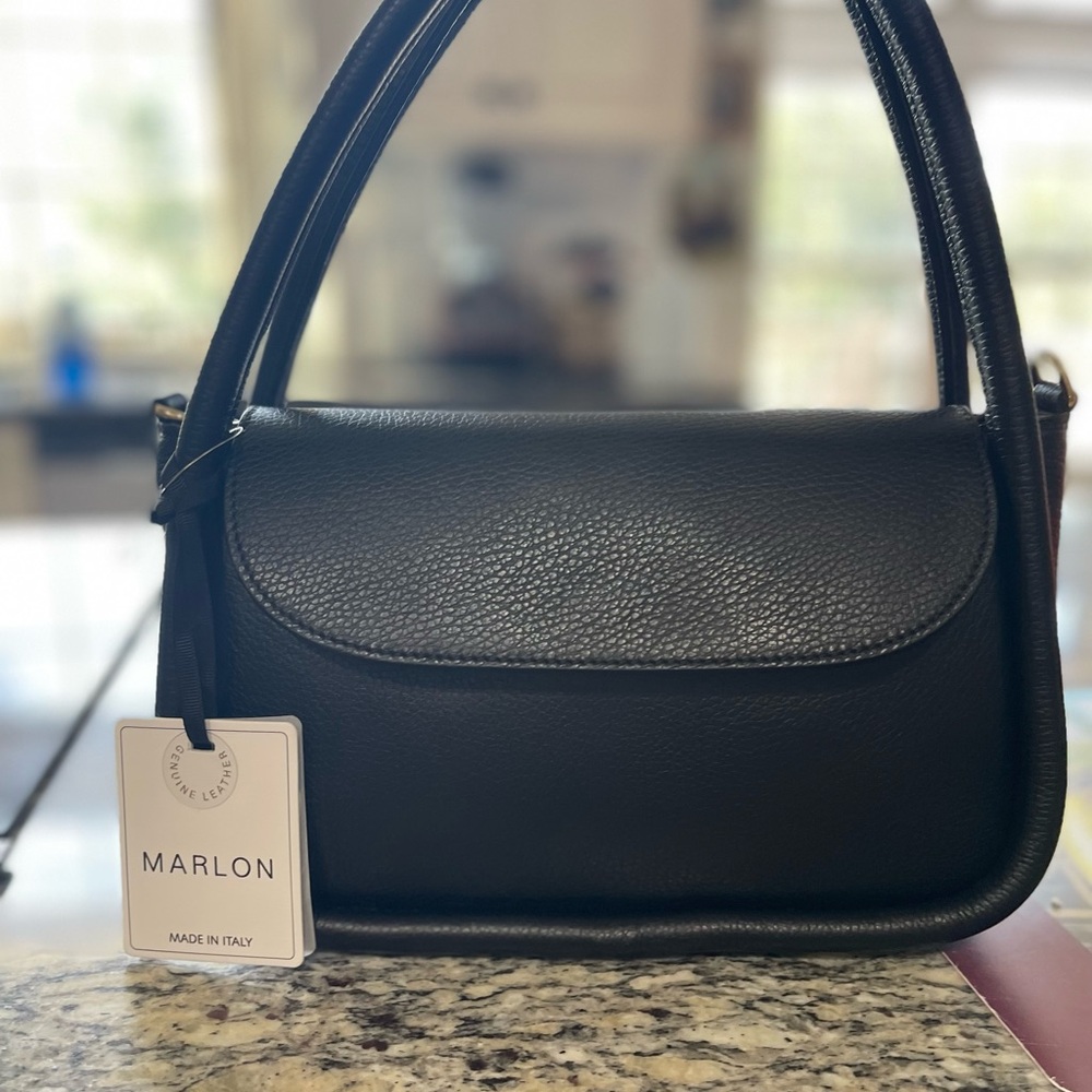🇮🇹 Made In Italy 🇮🇹 2 Way Leather Bag NWT - Picture 3 of 8